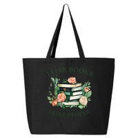 I like books more than i like people book lovers 25L Jumbo Tote