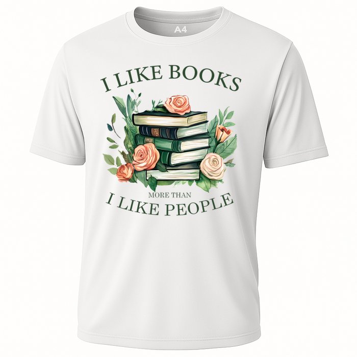 I like books more than i like people book lovers Cooling Performance Crew T-Shirt