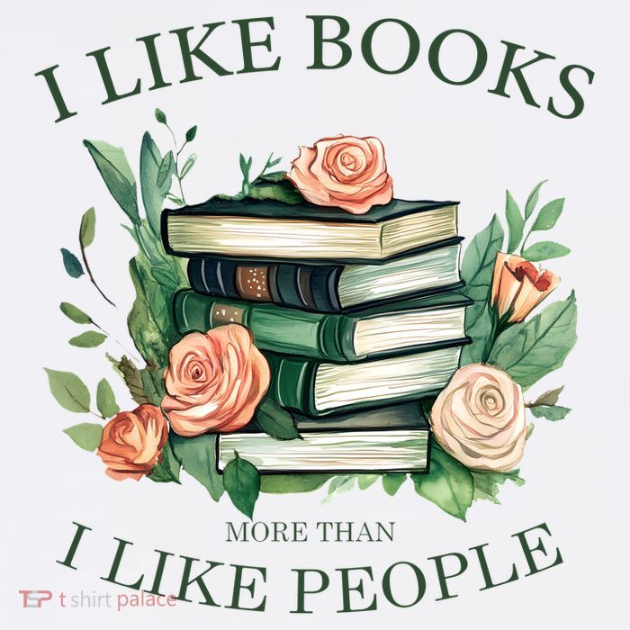 I like books more than i like people book lovers Tall T-Shirt