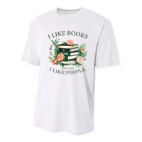 I like books more than i like people book lovers Youth Performance Sprint T-Shirt