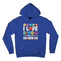 I Love Bingo And My Grand Funny Lucky Gambling Funny Gift Hoodie