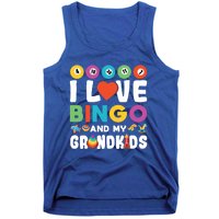 I Love Bingo And My Grand Funny Lucky Gambling Funny Gift Tank Top