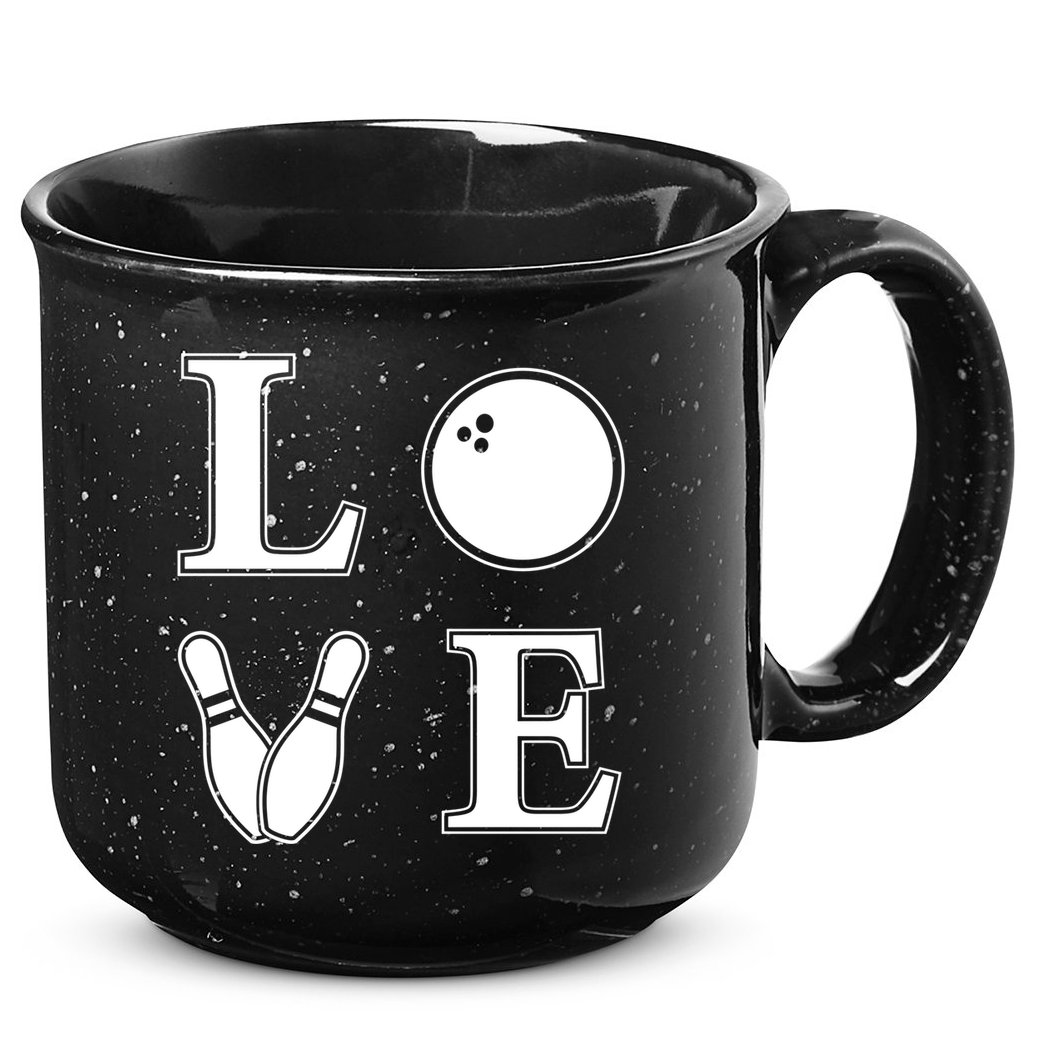 I Love Bowling Life Love To Bowl Bowling Lover Cool Gift 15oz Campfire Ceramic Mug