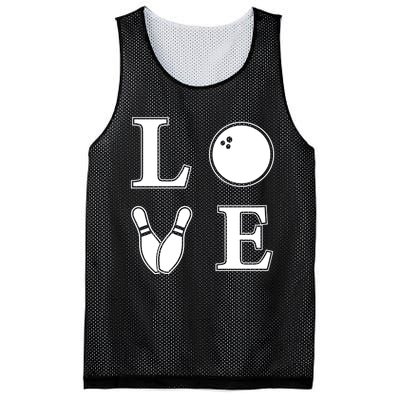 I Love Bowling Life Love To Bowl Bowling Lover Cool Gift Mesh Reversible Basketball Jersey Tank