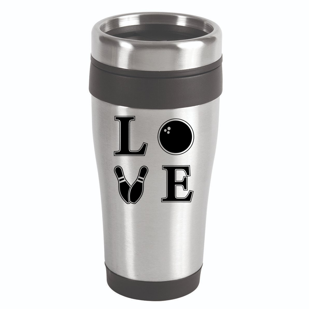 I Love Bowling Life Love To Bowl Bowling Lover Cool Gift 16oz Travel Tumbler