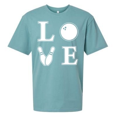 I Love Bowling Life Love To Bowl Bowling Lover Cool Gift Sueded Cloud Jersey T-Shirt