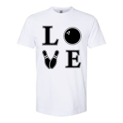 I Love Bowling Life Love To Bowl Bowling Lover Cool Gift Softstyle CVC T-Shirt