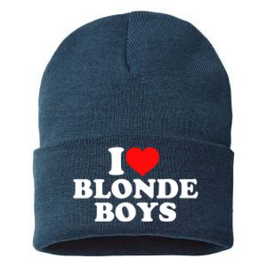 I Love Blonde Sustainable Knit Beanie