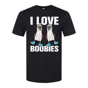 I Love Boobies Bluefooted Boobie Bird Funny Softstyle CVC T-Shirt