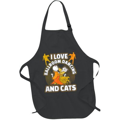 I Love Ballroom Dancing & Cats Kitty Cat Swing Latin Gift Apron