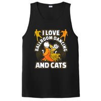 I Love Ballroom Dancing & Cats Kitty Cat Swing Latin Gift PosiCharge Competitor Tank