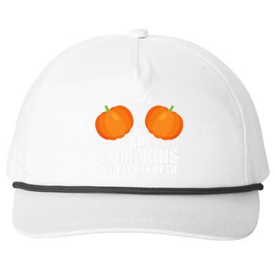 I Like Big Pumpkins And I Cannot Lie Snapback Five-Panel Rope Hat