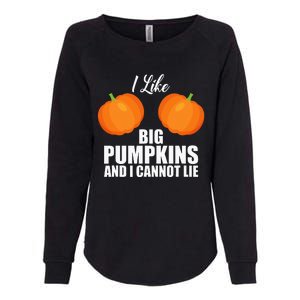 I Like Big Pumpkins And I Cannot Lie Womens California Wash Sweatshirt