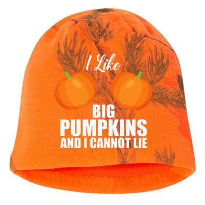 I Like Big Pumpkins And I Cannot Lie Kati - Camo Knit Beanie