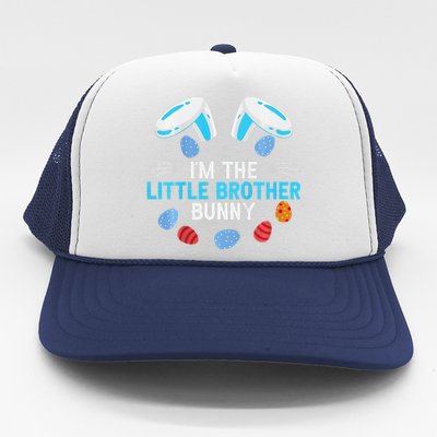 I'm Little Brother Bunny Happy Easter Day Bunny Lovers Trucker Hat