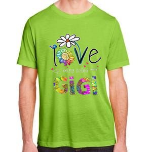 I Love Being Called Gigi Daisy Sunflower Mother's Day Gifts Adult ChromaSoft Performance T-Shirt