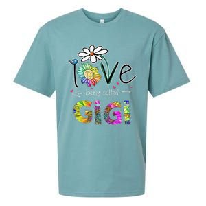 I Love Being Called Gigi Daisy Sunflower Mother's Day Gifts Sueded Cloud Jersey T-Shirt