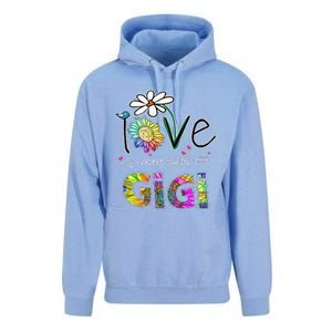 I Love Being Called Gigi Daisy Sunflower Mother's Day Gifts Unisex Surf Hoodie