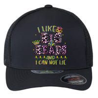 I Like Big Beads And I Can Not Lie Fat Tuesday For Mardi Gras Flexfit Unipanel Trucker Cap