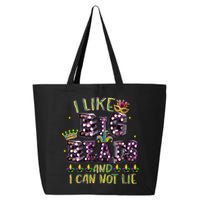 I Like Big Beads And I Can Not Lie Fat Tuesday For Mardi Gras 25L Jumbo Tote