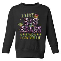 I Like Big Beads And I Can Not Lie Fat Tuesday For Mardi Gras Toddler Sweatshirt