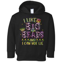 I Like Big Beads And I Can Not Lie Fat Tuesday For Mardi Gras Toddler Hoodie