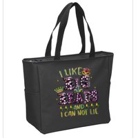 I Like Big Beads And I Can Not Lie Fat Tuesday For Mardi Gras Zip Tote Bag