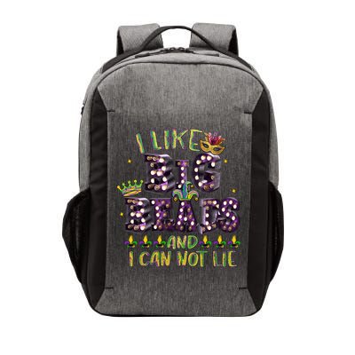I Like Big Beads And I Can Not Lie Fat Tuesday For Mardi Gras Vector Backpack