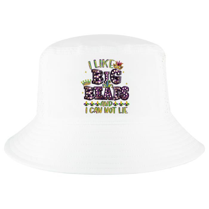I Like Big Beads And I Can Not Lie Fat Tuesday For Mardi Gras Cool Comfort Performance Bucket Hat