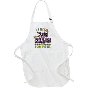 I Like Big Beads And I Can Not Lie Fat Tuesday For Mardi Gras Full-Length Apron With Pockets