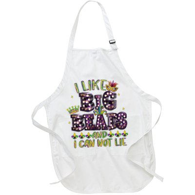 I Like Big Beads And I Can Not Lie Fat Tuesday For Mardi Gras Apron