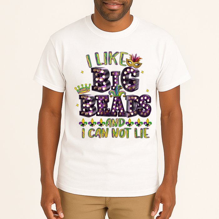 I Like Big Beads And I Can Not Lie Fat Tuesday For Mardi Gras Tall T-Shirt