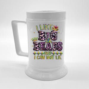 I Like Big Beads And I Can Not Lie Fat Tuesday For Mardi Gras Beer Stein