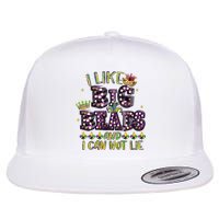 I Like Big Beads And I Can Not Lie Fat Tuesday For Mardi Gras Flatbill Hat
