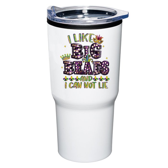 I Like Big Beads And I Can Not Lie Fat Tuesday For Mardi Gras Tumbler