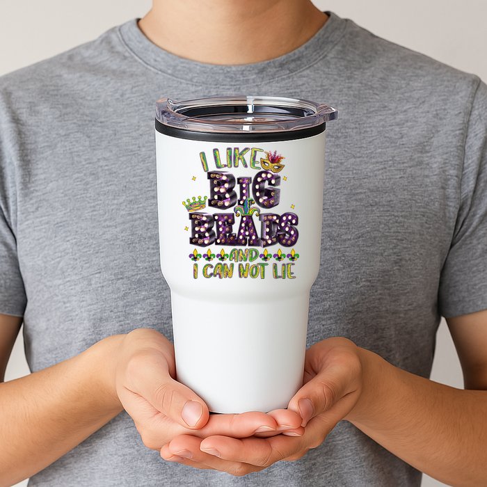 I Like Big Beads And I Can Not Lie Fat Tuesday For Mardi Gras Tumbler