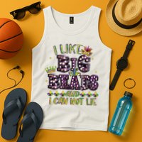 I Like Big Beads And I Can Not Lie Fat Tuesday For Mardi Gras Tank Top