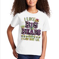 I Like Big Beads And I Can Not Lie Fat Tuesday For Mardi Gras Kids T-Shirt
