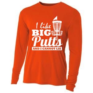 I Like Big Putts And I Cannot Lie Funny Ultimate Frisbee Cute Gift Cooling Performance Long Sleeve Crew