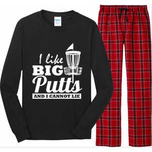 I Like Big Putts And I Cannot Lie Funny Ultimate Frisbee Cute Gift Long Sleeve Pajama Set