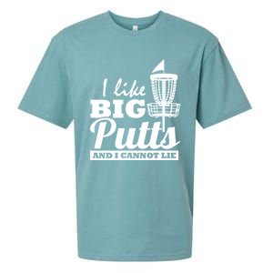 I Like Big Putts And I Cannot Lie Funny Ultimate Frisbee Cute Gift Sueded Cloud Jersey T-Shirt