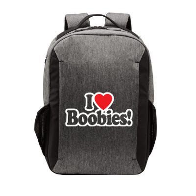 I Love Boobies Heart Boobs Breasts Awareness Cancer Breast Joke Big Boob Vector Backpack