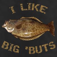 I Like Big 'Buts Halibu For Halibut Fishing 11oz C Handle Ceramic Mug
