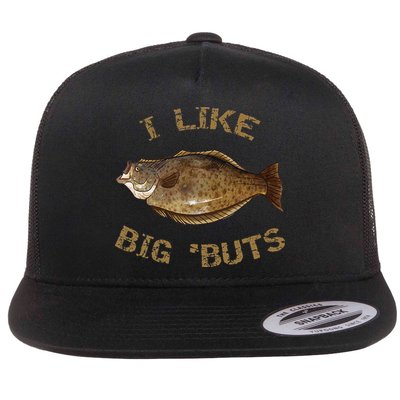 I Like Big 'Buts Halibu For Halibut Fishing Flatbill Hat