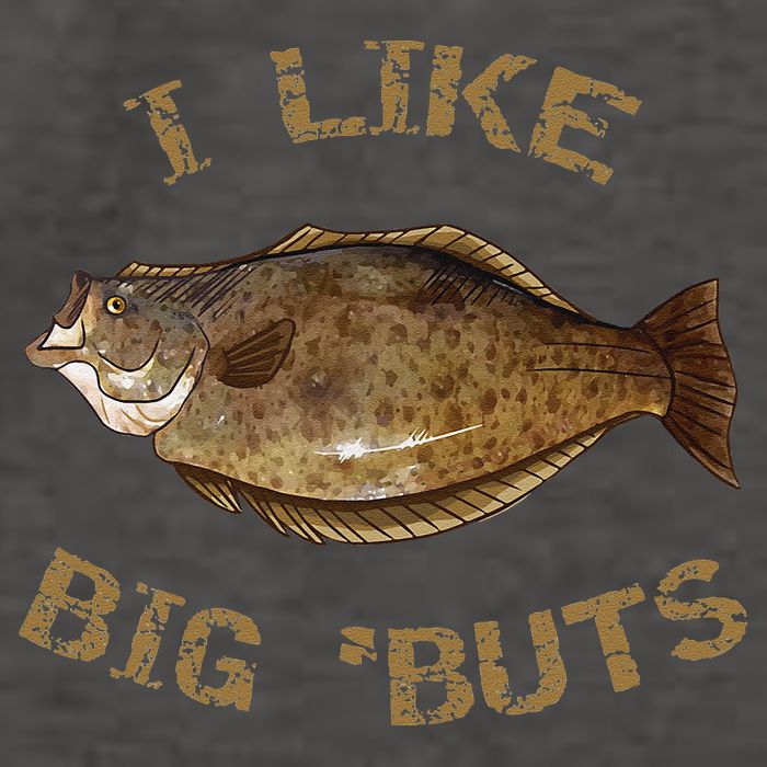 I Like Big 'Buts Halibu For Halibut Fishing Vector Backpack