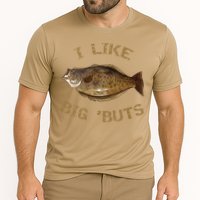 I Like Big 'Buts Halibu For Halibut Fishing Cooling Performance Crew T-Shirt