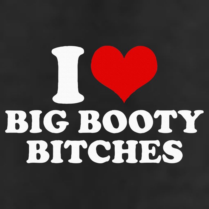 I Love Big Booty Bitches Funny Party Heart Graphic Adult Drive Performance Visor