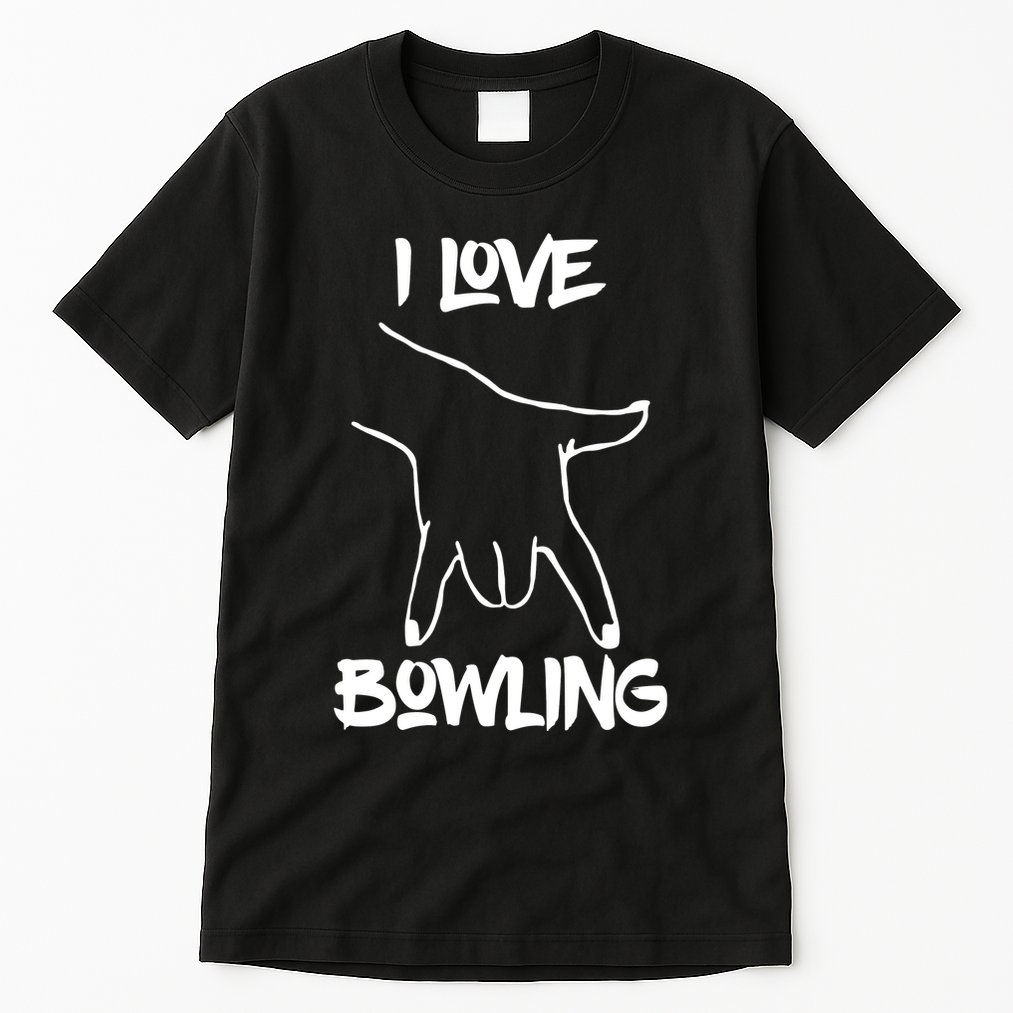 I Love Bowling Tall T-Shirt