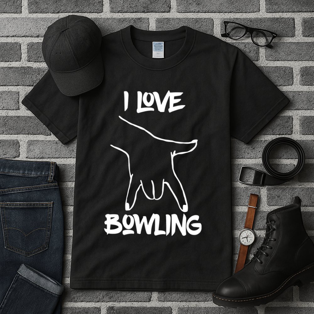 I Love Bowling Tall T-Shirt
