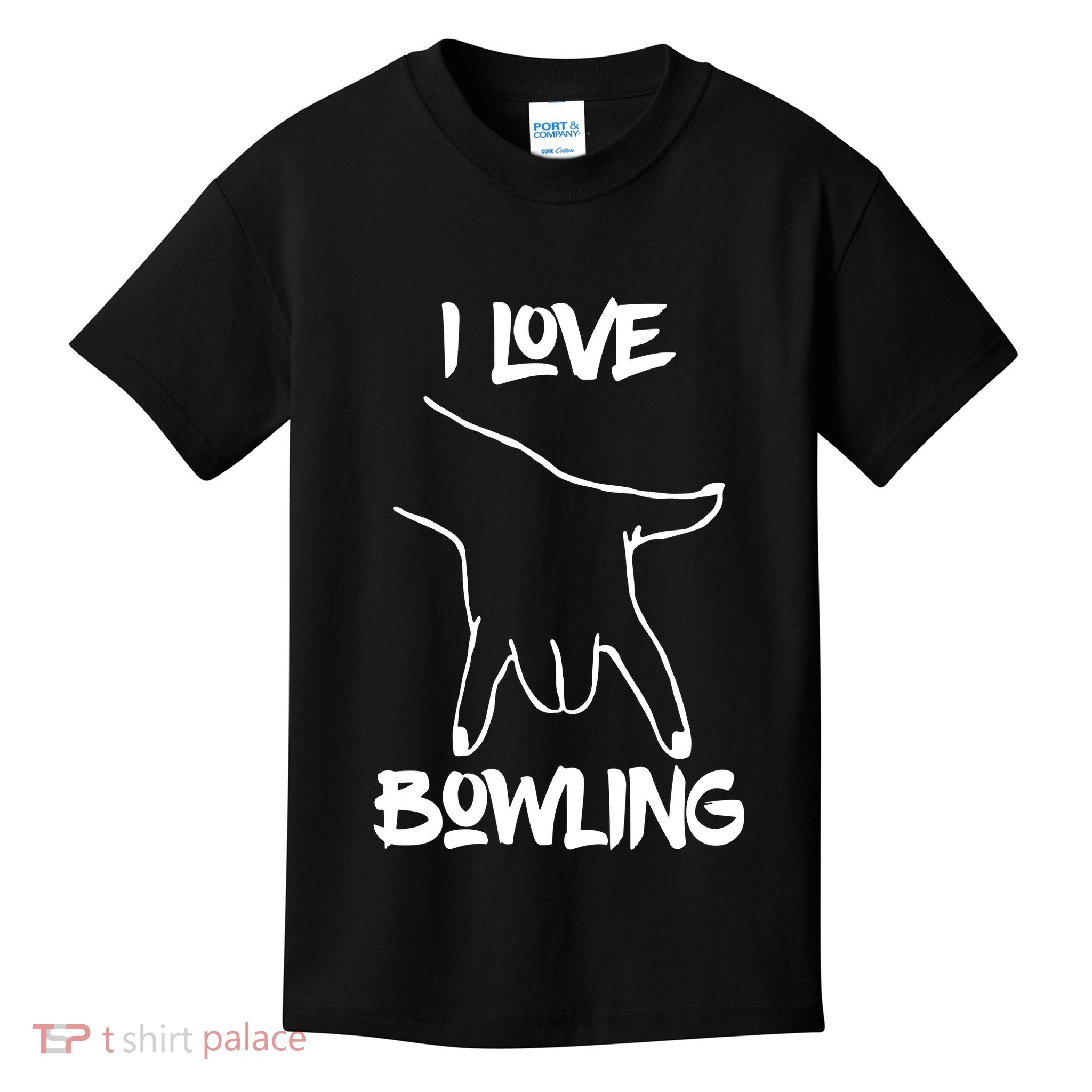 I Love Bowling Kids T-Shirt